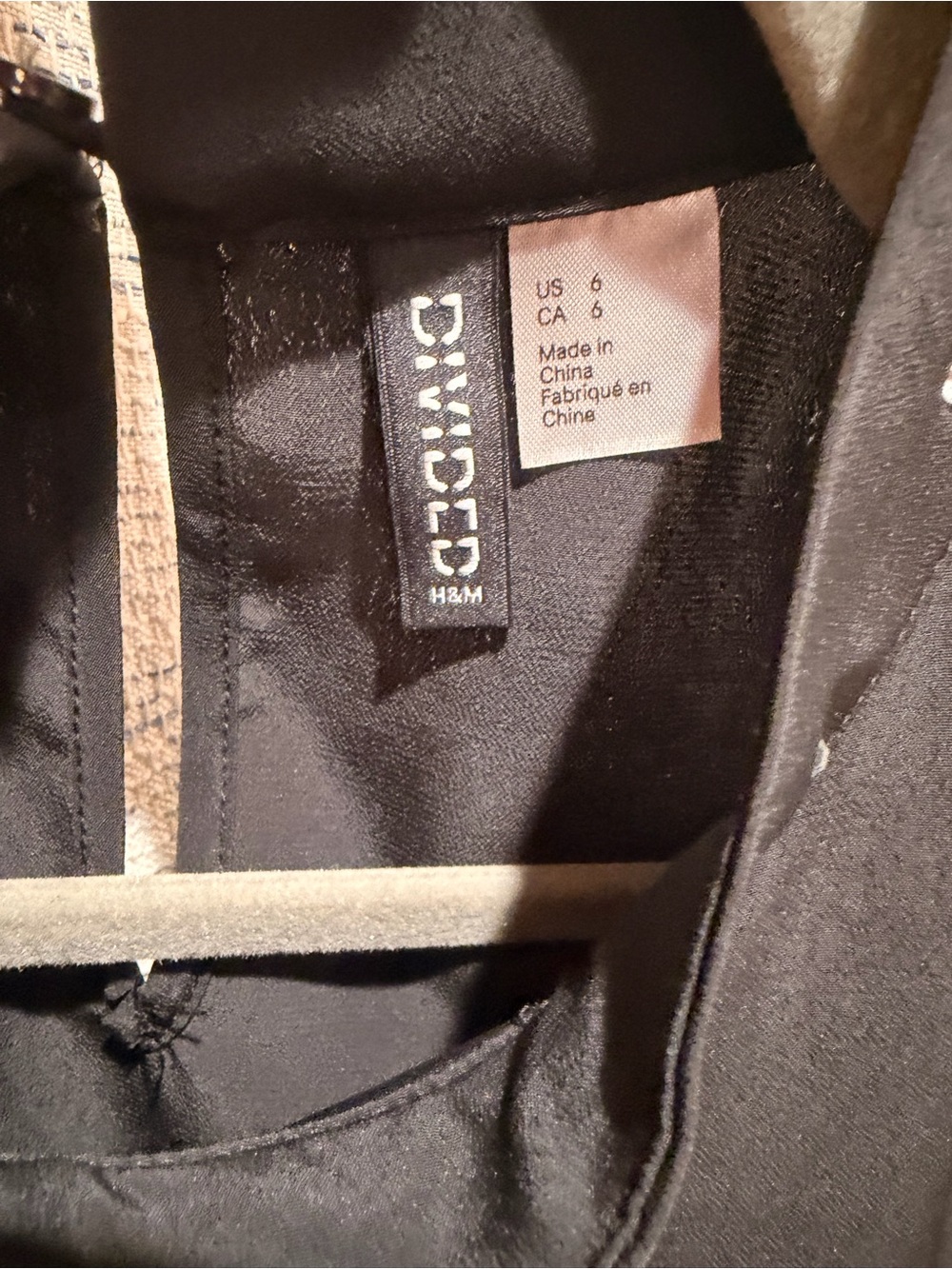H&M Black Short-Sleeve Mock Neck Top with Stud Accents - Picture 3 of 4